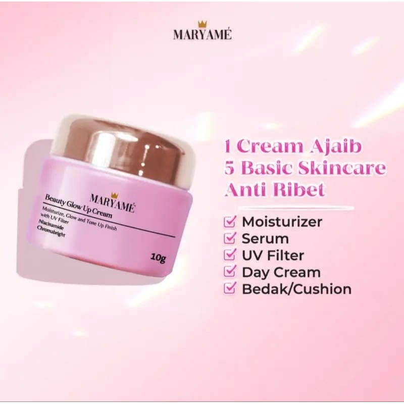 Maryame glow up skincare