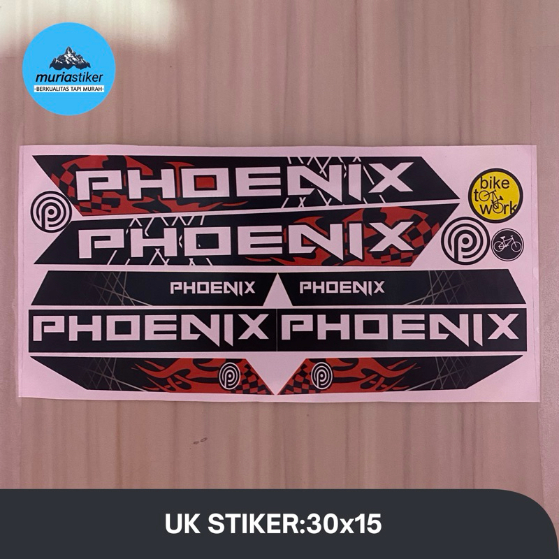 Sticker Stiker Striping Sepeda Phoenix