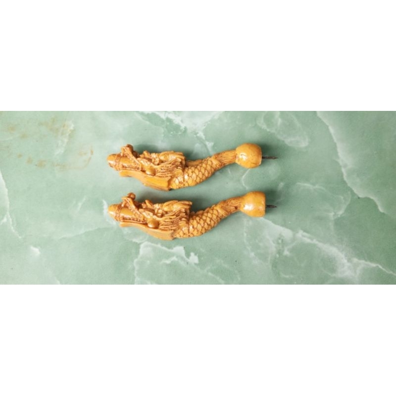 sambungan tangkringan murai Anis Kacer dll motif naga bahan fiber sepasang