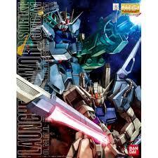 BANDAI Plamo MG Strike Gundam Launcher / Sword