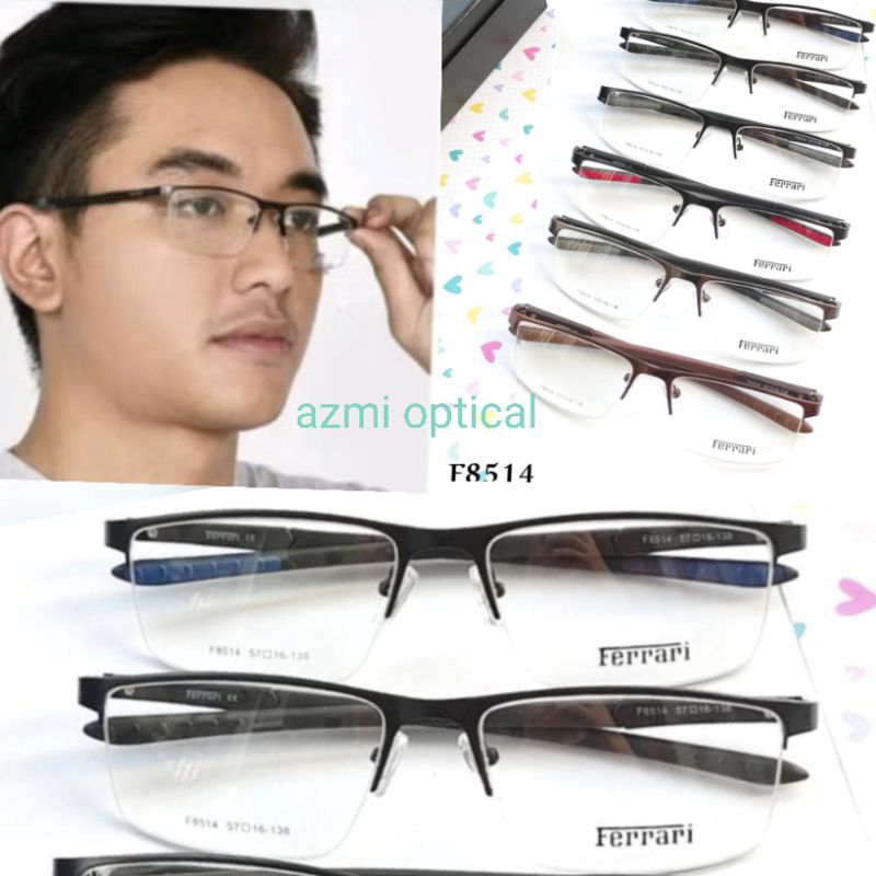 kacamata sporty kacamata snur kacamata yunisex 8514 bisa request ganti lensa normal minus- dan clyin
