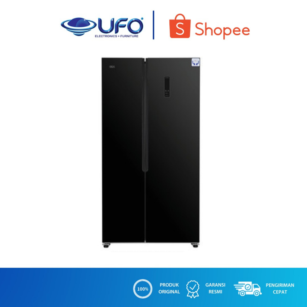 GEA KULKAS SIDE BY SIDE 472 LITER G2D-472BLACK