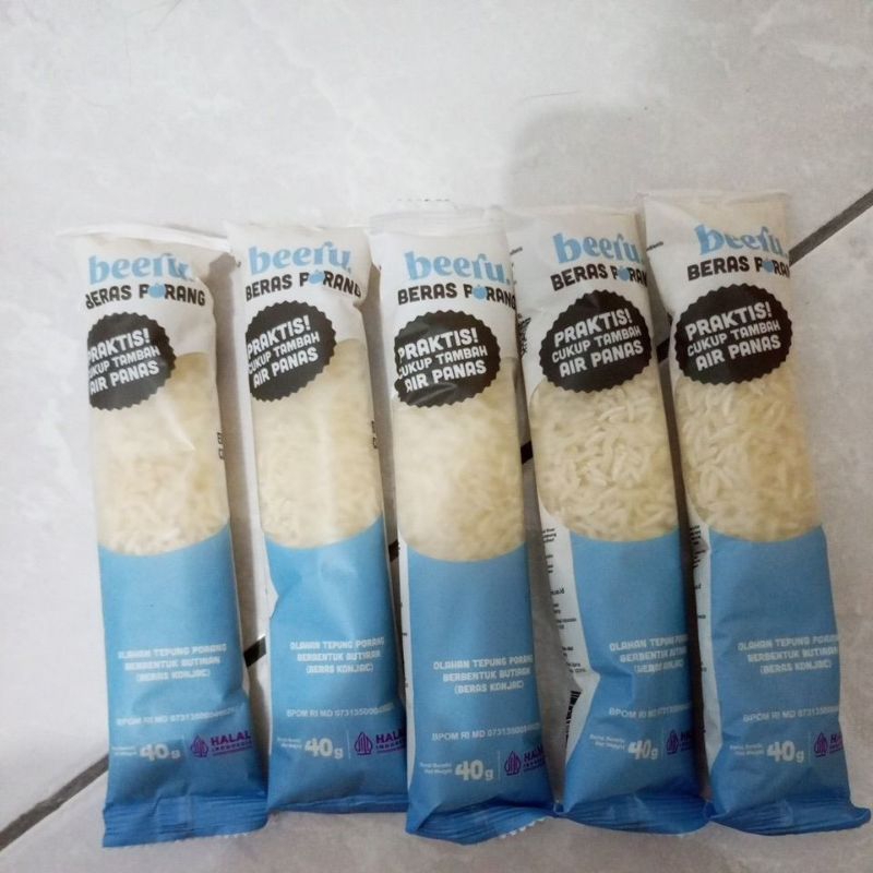 

Beras Porang beeru sacet 40gr