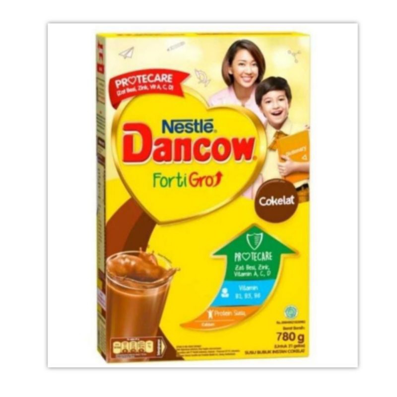 

Dancow Fortigro Coklat 6 - 12 tahun 780 gr Susu Bubuk Anak