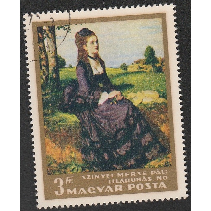 

A 11363 SATU BUAH PRANGKO HONGARIA TEMA LUKISAN LILARUHAS NO KARYA SZINYEI MERSE DENGAN KONDISI SUDAH ADA CAP