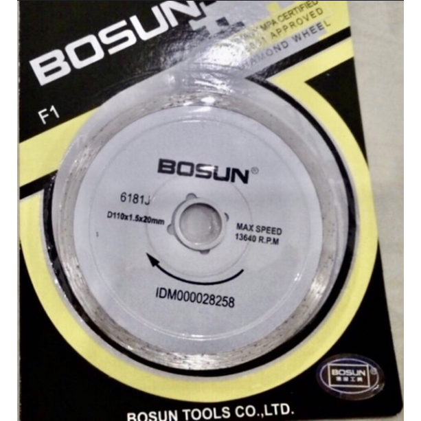 Mata Gerinda Potong Keramik Bosun F1 4"