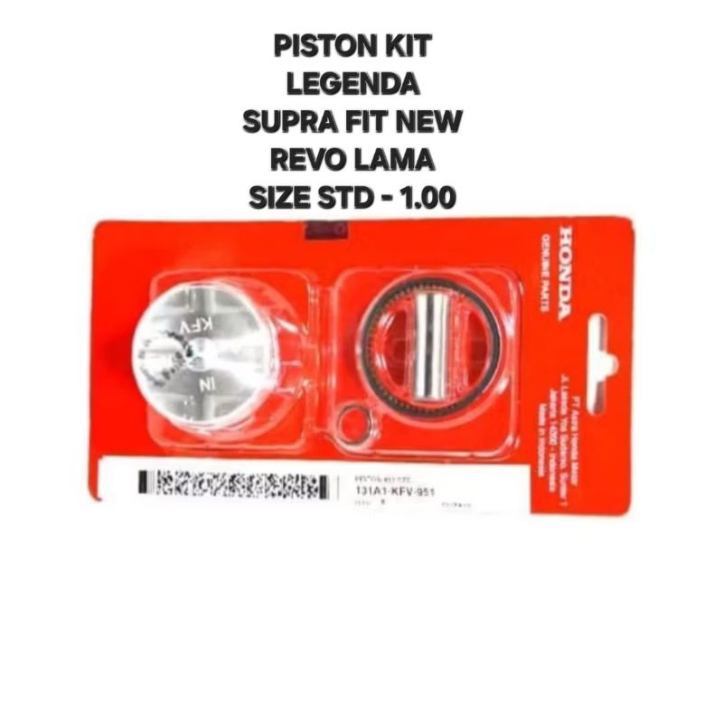PISTON SEHER KIT LEGENDA SUPRA FIT NEW REVO LAMA ORIGINAL