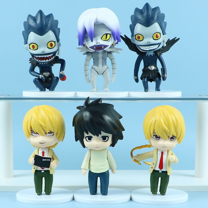 Action Figure Death Note | Pajangan Anime Death Note Ryuk Rem Light Yagami L. Lawliet