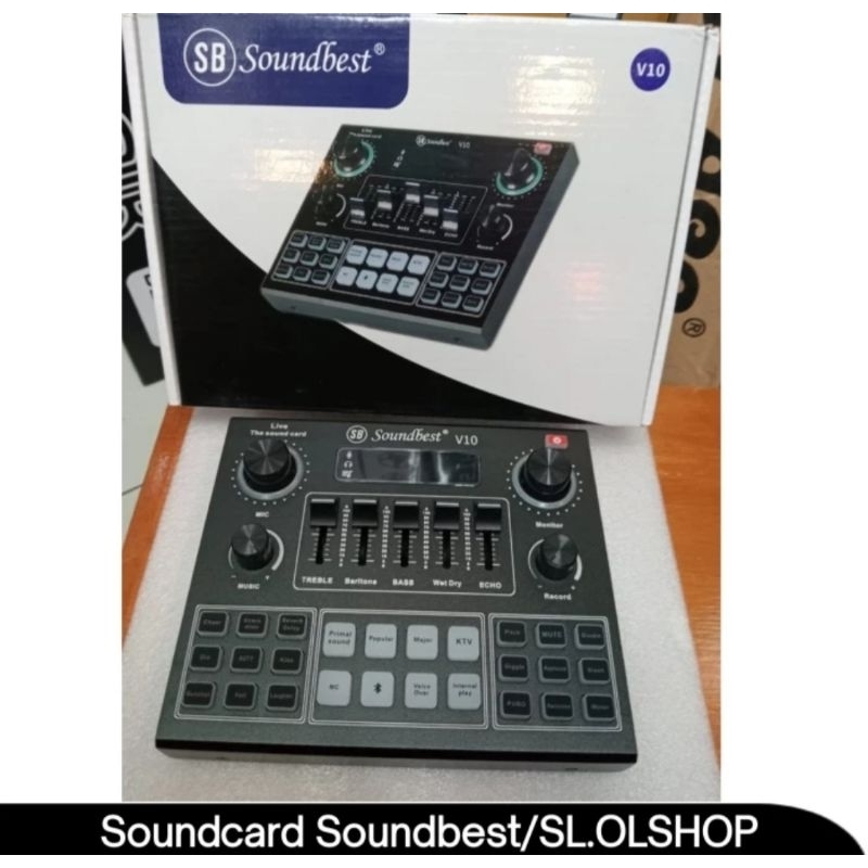 Soundcard Soundbest V10/Original Bluetooth Live Streaming Interface Soundbest Soundcard V10 Best Qua