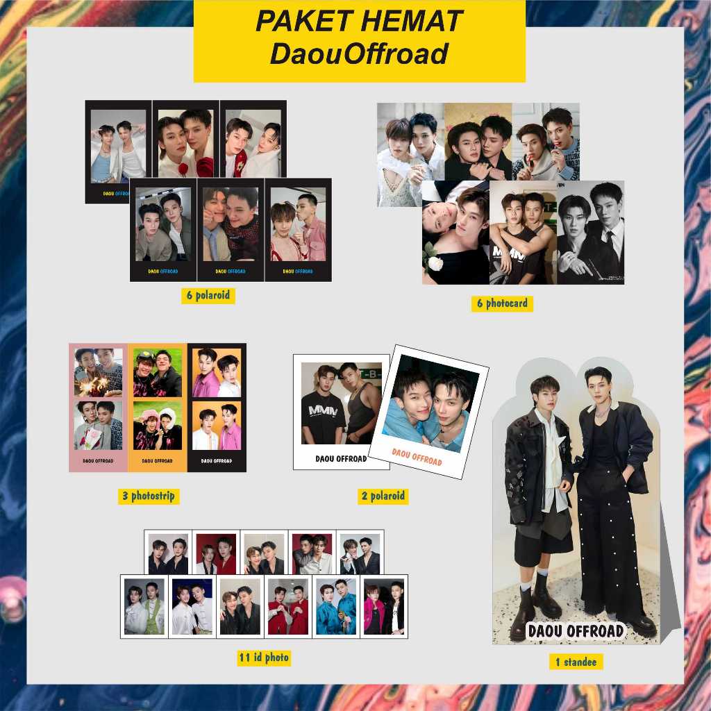 PAHE PAKET HEMAT THAI ( DAOUOFFROAD - DAOU OFFROAD ) THAILAND polaroid photocard