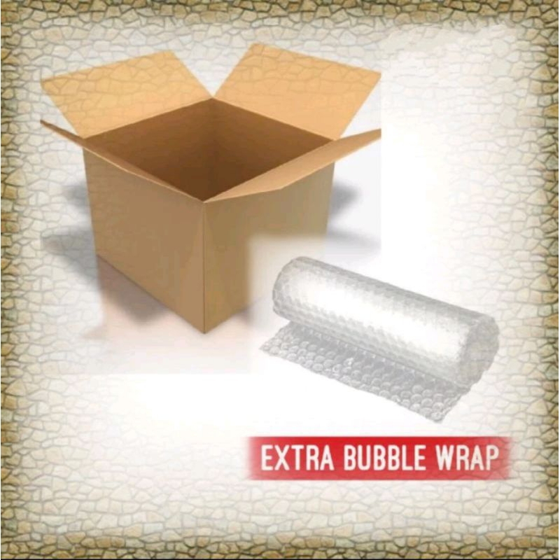

Buble + kardus (untuk packing)