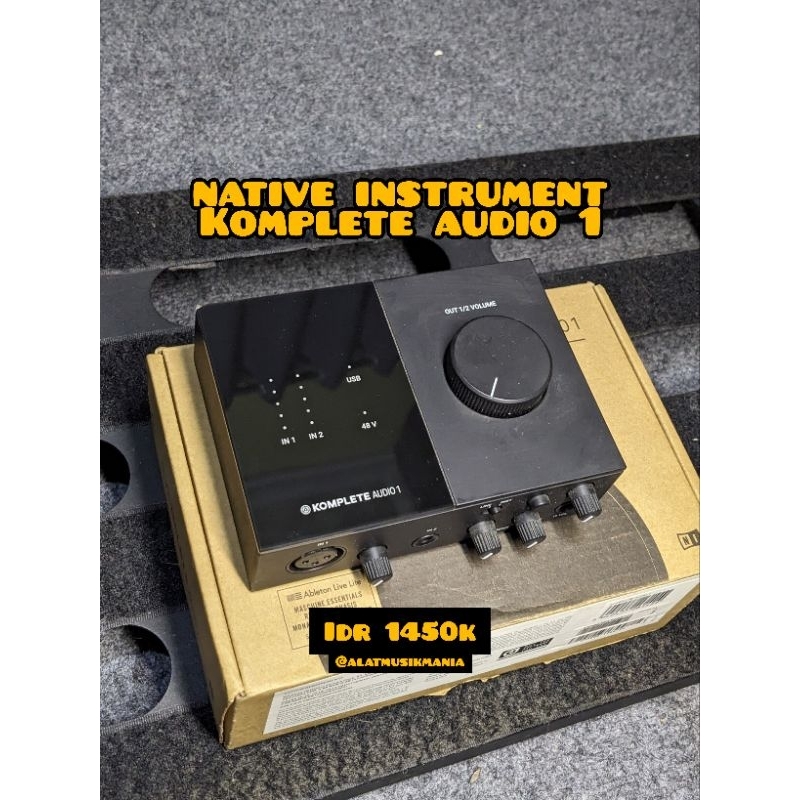 Native Instrument Komplete Audio 1 Soundcard Recording Bekas