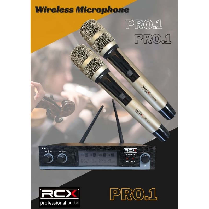 RCX MIC WIRELESS 2 MIC RM-217 PRO 1 ORIGINAL
