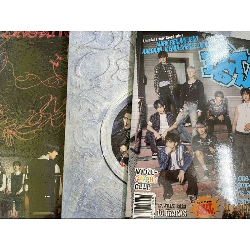 album only nct dream icantfeelanything icfa (cover hitam)