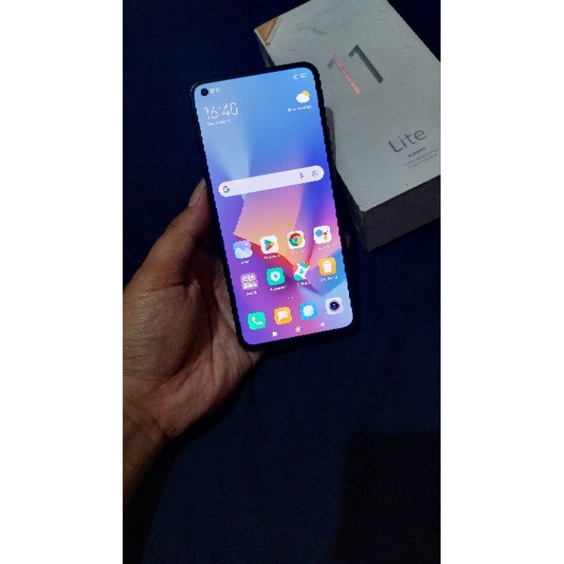 xiaomi mi11 lite ram 6gb mi11lite mulus lengkap fulset garansi resmi hp bekas murah termurah