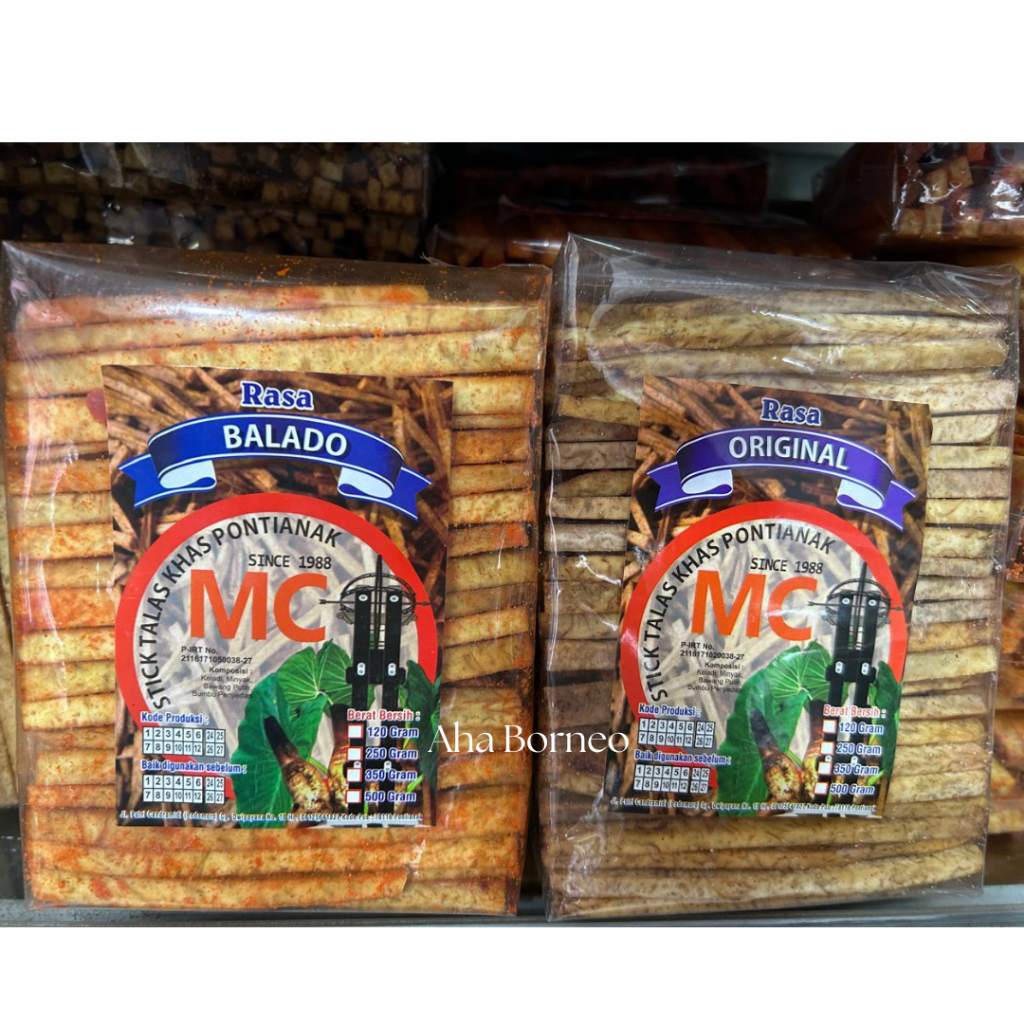 

SNACK TALAS MC SUSUN BESAR KHAS PONTIANAK - KERIPIK KELADI