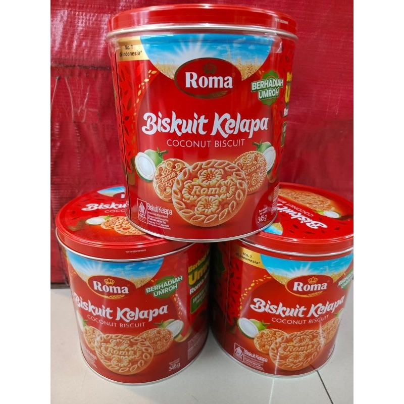 

Roma Biskuit Kelapa/ Roma kelapa kaleng 345 gram