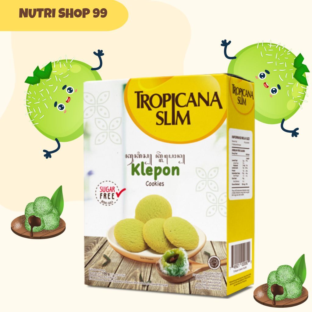 

Tropicana Slim Klepon Cookies 100gr Beli 2 Gratis 1- Biskuit Bebas Gula dengan Kontrol Kalori