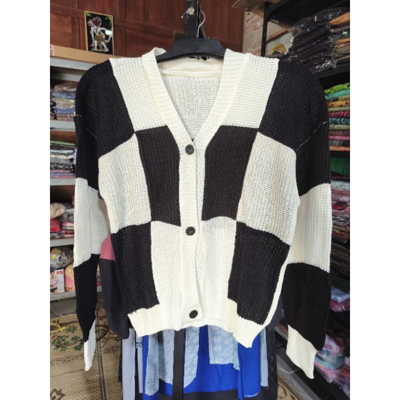 Sweater Wanita Rajut Belang Sweater Rajut Tebal Sweater Rajut Murah