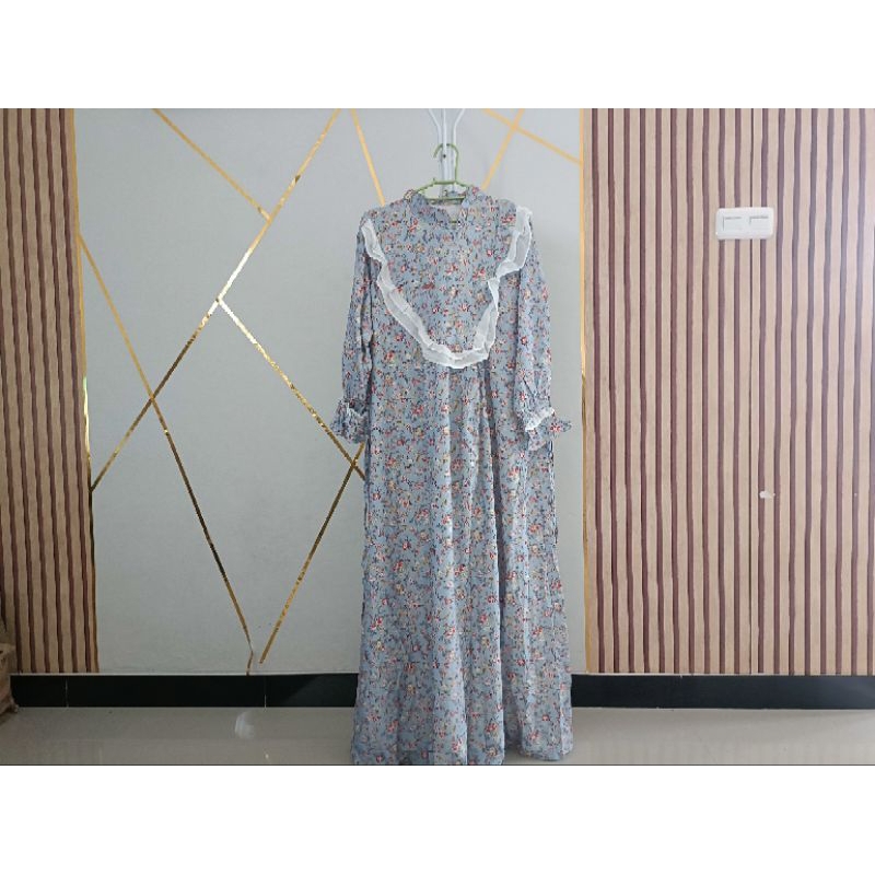 Gamis jumbo Rayon Sutra LD 120