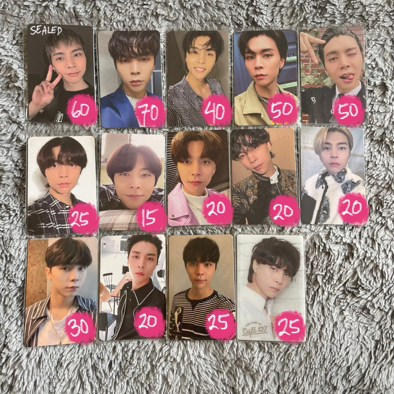 [ready stock] official photocard pc johnny nct 127 regular irregular sticker 2 baddies resonance nct