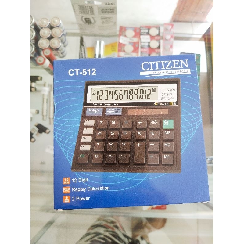 

Kalkulator citizen CT-152 12digit