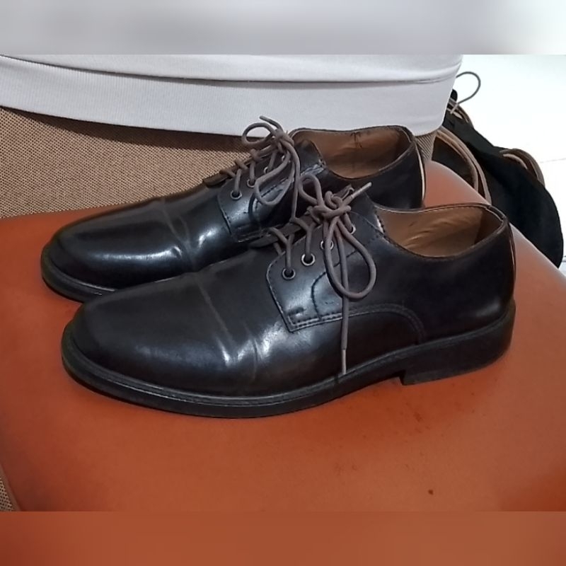 size 43 sepatu boots low brygan original dark brown