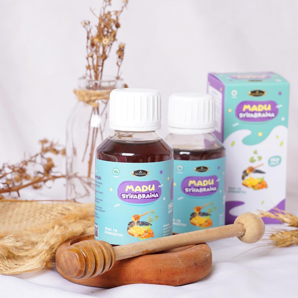 

Madu Syifabraina Madu yang Menutrisi dan Mendukung Perkembangan Otak Anak Isi 150ml/ mempercepat penyembuhan sikecil yang sakit