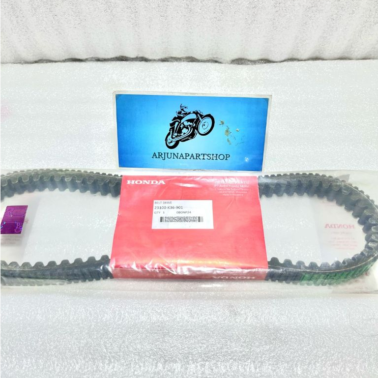 VBELT VANBEL FANBEL SET ROLLER VARIO 125 LED VARIO 150 BARU KODE PART K36 ORIGINAL