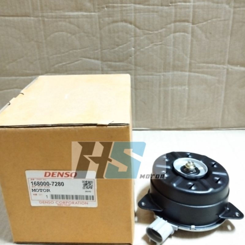 MOTOR FAN RADIATOR KIPAS MOBIL TOYOTA VIOS YARIS ALTIS ETIOS VOXY HARRIER 168000-7280 / 16363-0M010 