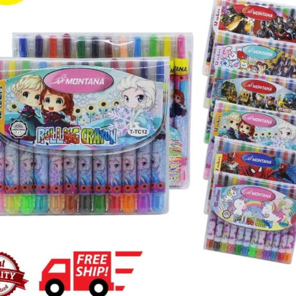 

CRAYON PUTAR 12WARNA PENDEK 519-12 VIS-1