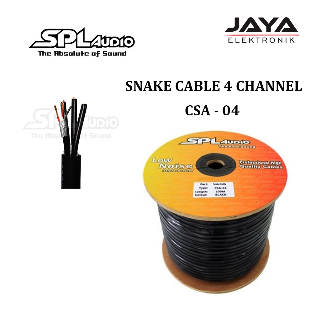 Kabel Snake SPL AUDIO 4 Channel CSA04 Kabel Snake Isi 4 SPL AUDIO Per Meter ORIGINAL