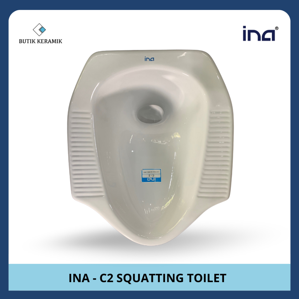 INA Toilet Jongkok | Ina Sanitary | Ina - c2 Squatting Toilet | Toilet Rumah | WC |