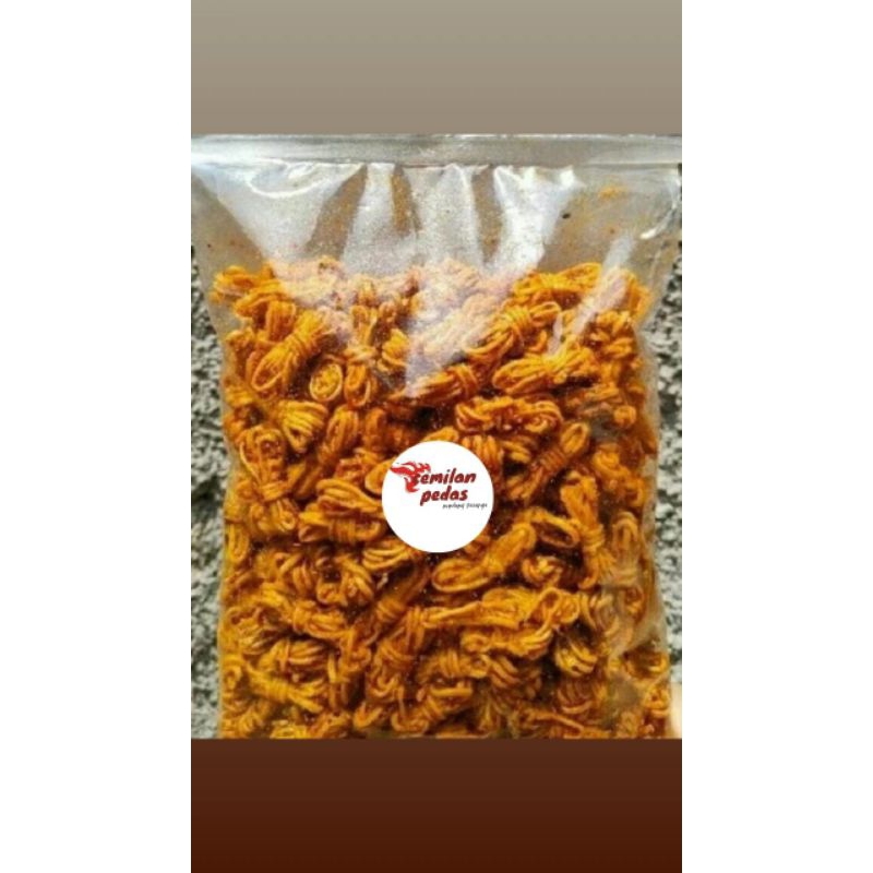 

MIE GULUNG/MIE UWEL PEDAS DAUN JERUK/ORIGINAL DAUN JERUK/CEMILNENDANG