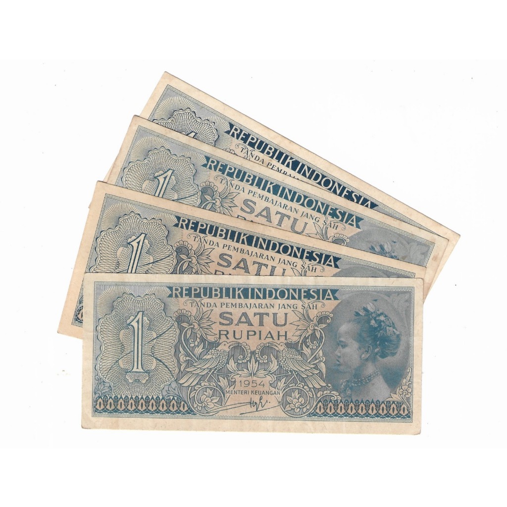 Uang Kuno 1 Rupiah Suku Bangsa Gadis Jawa 1954