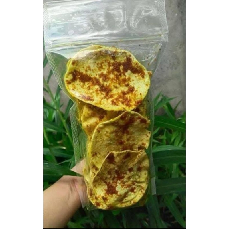 

kerupuk opak kunyit khas meranti
