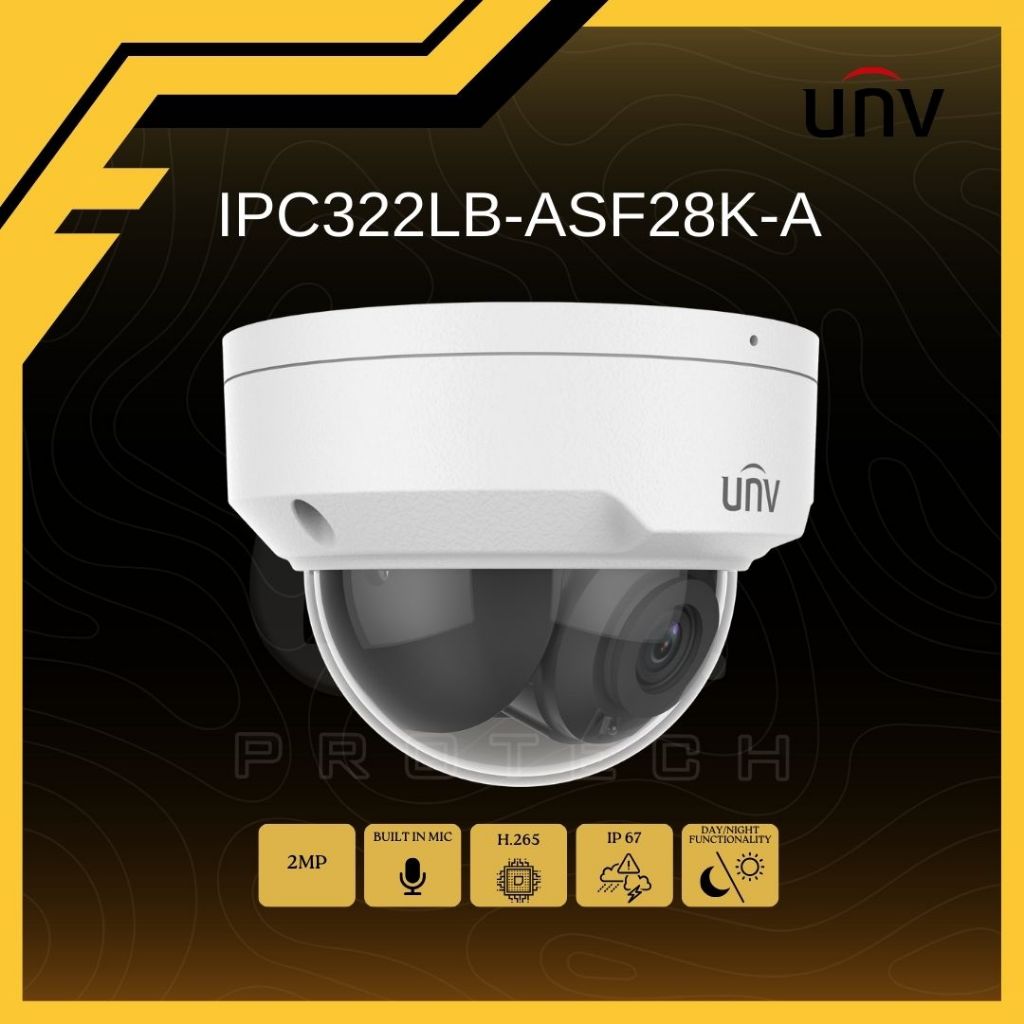 UNV CCTV IP Camera IPC322LB-ASF28K-A 2MP Audio