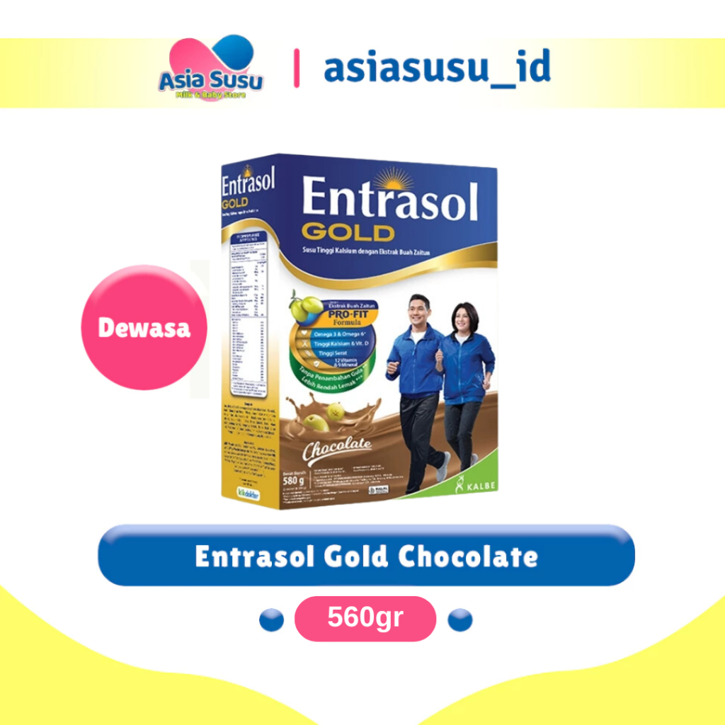 

Entrasol Gold Coklat/Vanila 580gr