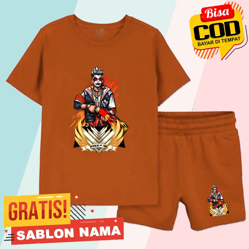 Stelan Kaos Anak FF SG 2 OPM / Baju Stelan Anak Laki Laki & Perempuan