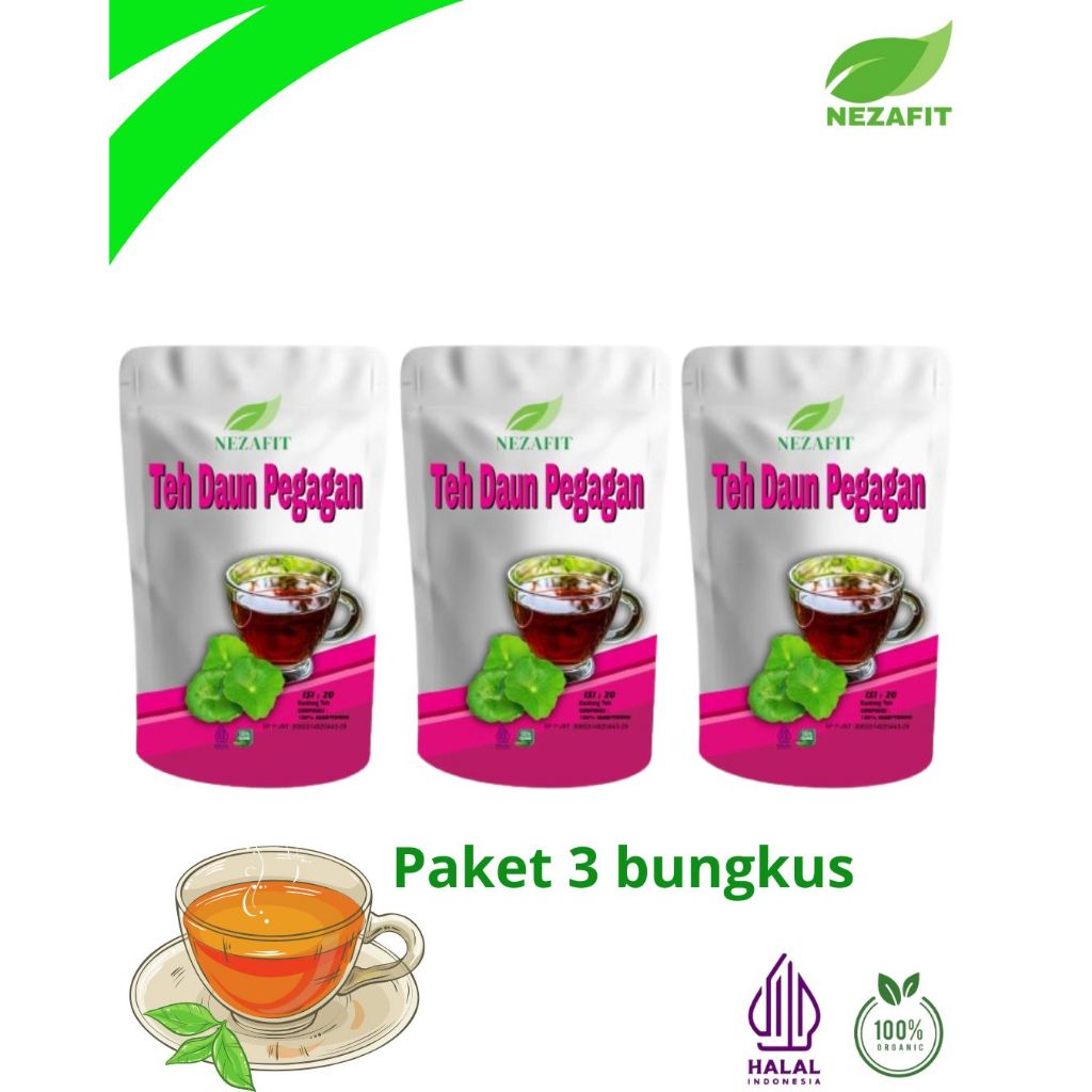 

NEZAFIT Teh Daun Pegagan Paket 3 bungkus