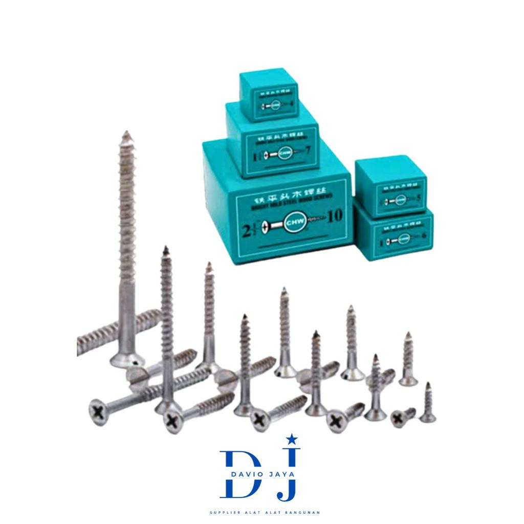 Skrup Kayu / Wood Screw / Sekrup Kayu CHW