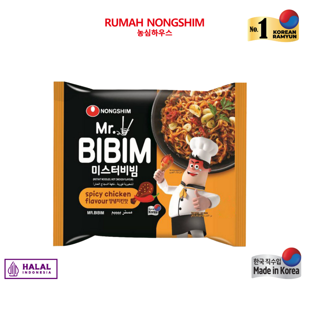 

[STOK TERAKHIR] Nongshim MR. BIBIM Spicy Chicken Noodle 148 gram