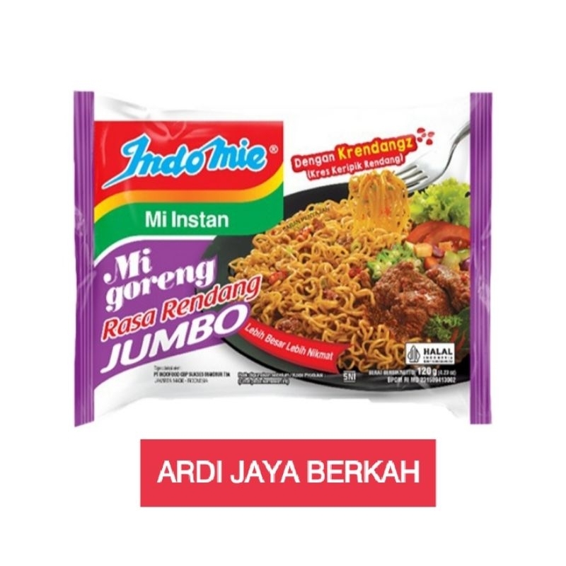 

Indomie Mie Goreng Jumbo Rasa Rendang 120g