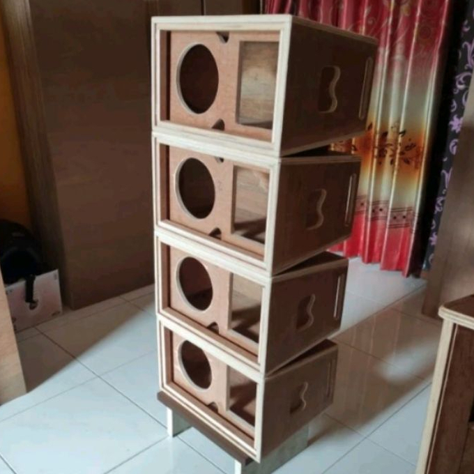 Box Speaker Line Array 6 Inch Single Bahan 12 mm
