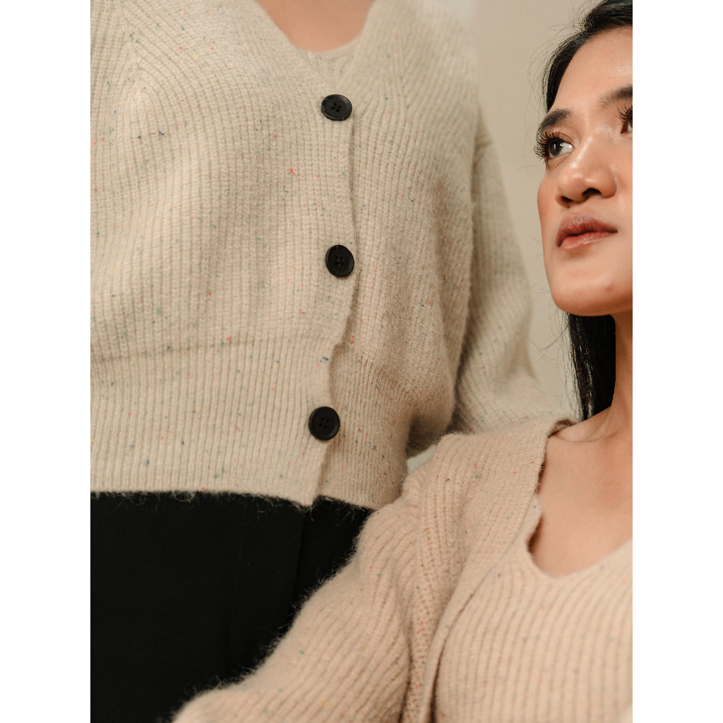 HIRAH CARDIGAN - Rajut lengan panjang daleman