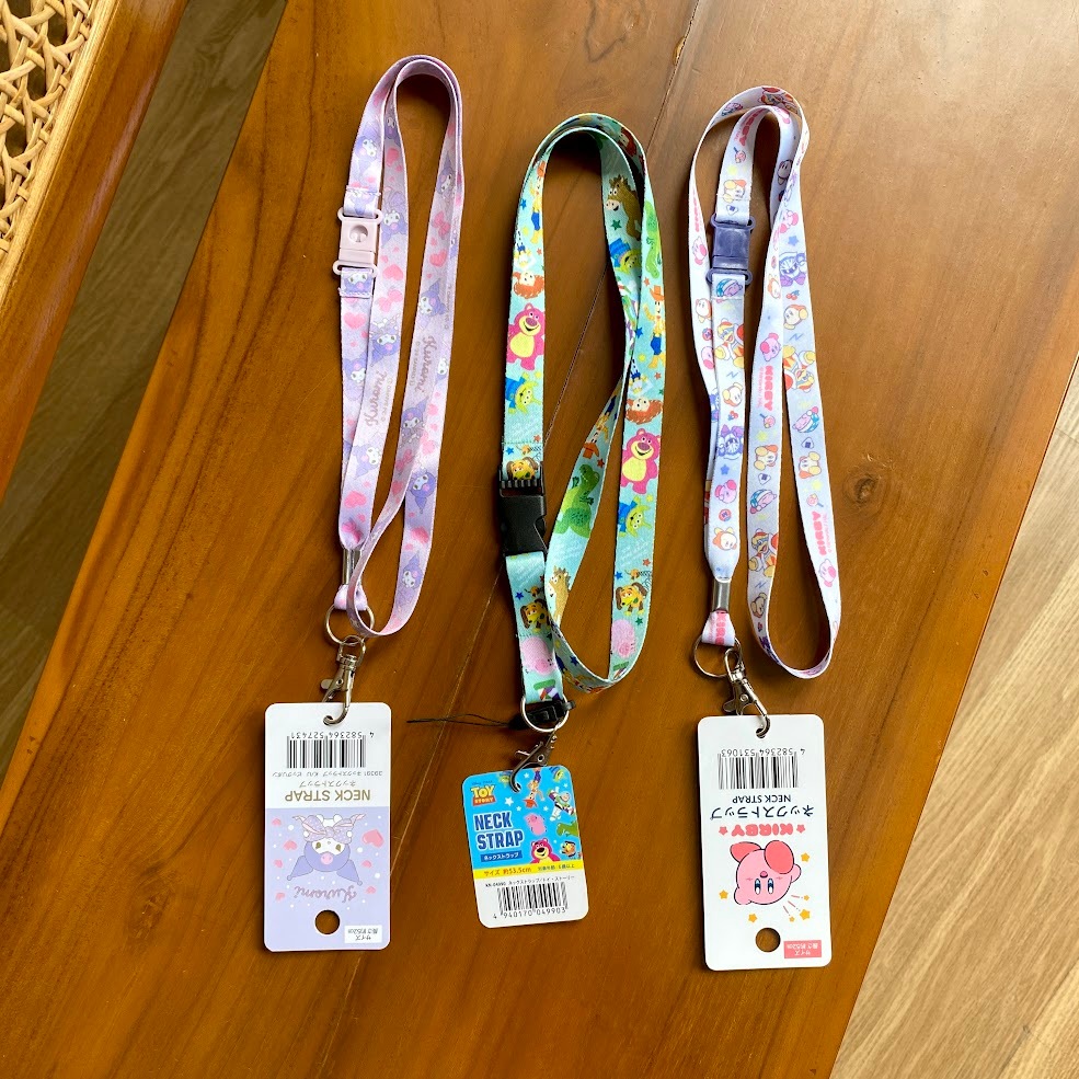 

Neck Strap Tali Lanyard Id Card Daiso Jepang Karakter Toys Story Woody Buzz Alien Jessie Unik Lucu Gift Kado