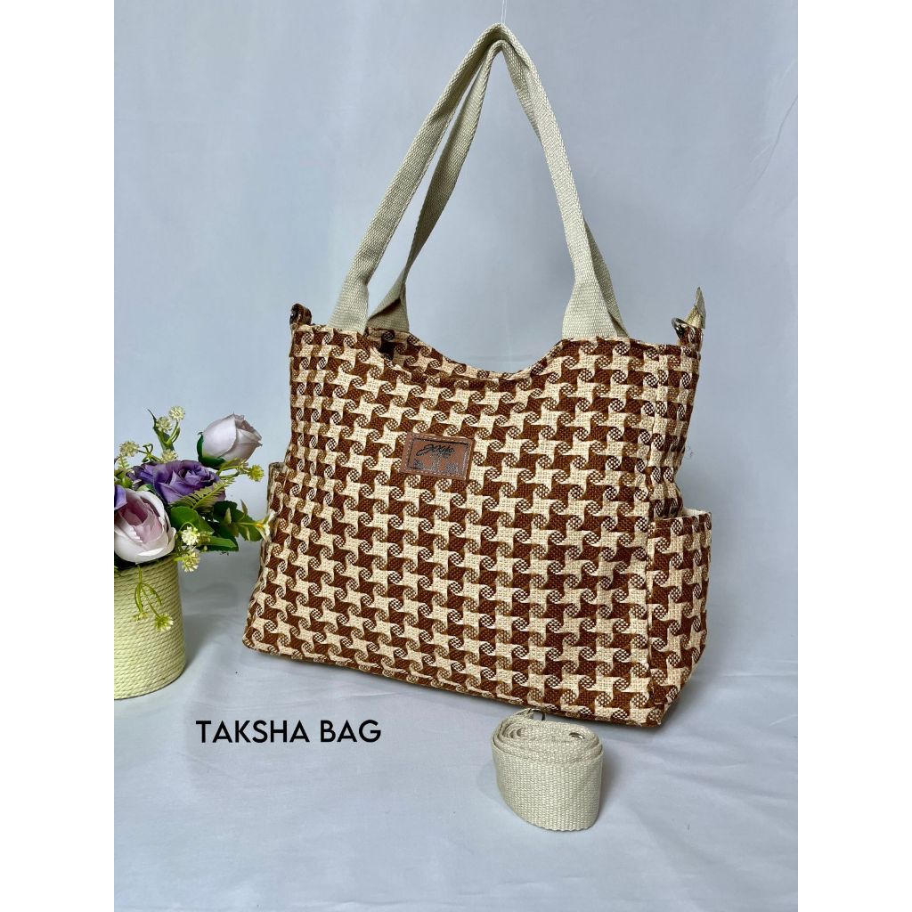Tas Slempang Ibu Handbag Goni Sintetis OWEN - Tote bag cewe - Tas Jogja