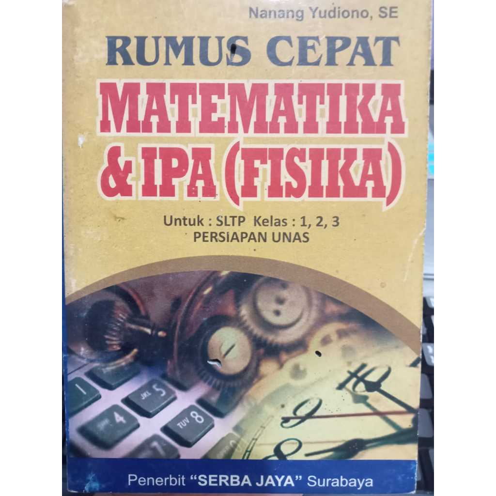 BUKU RUMUS CEPAT MATEMATIKA DAN IPA