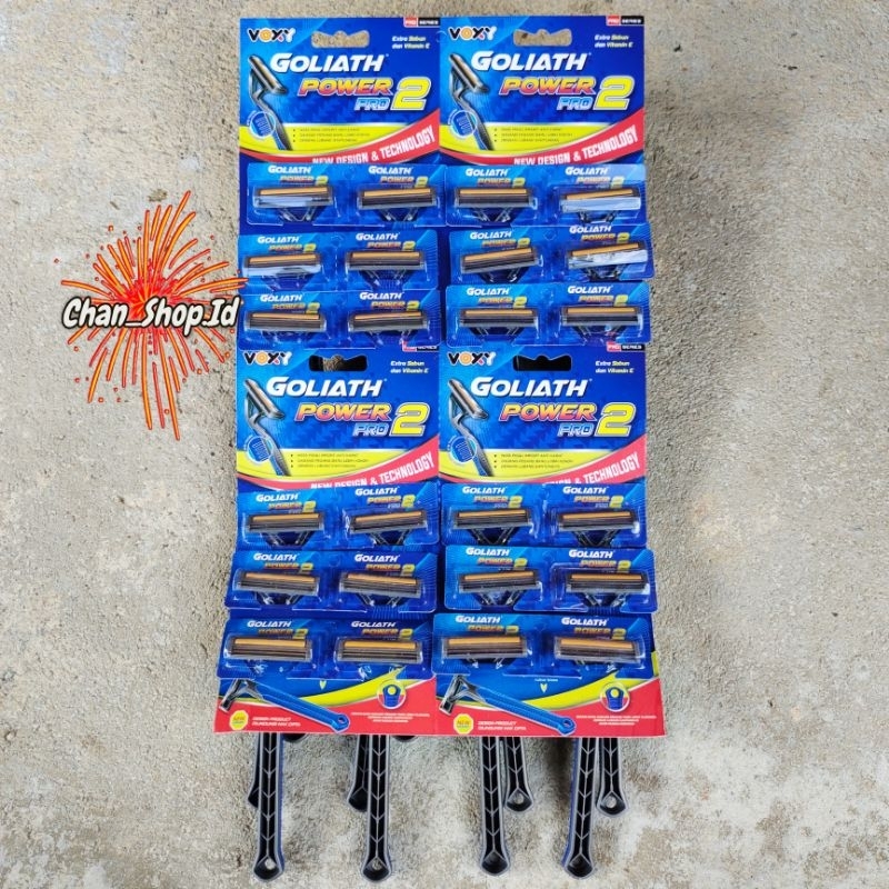 Pisau Cukur Mata 2 Goliath MURAH 