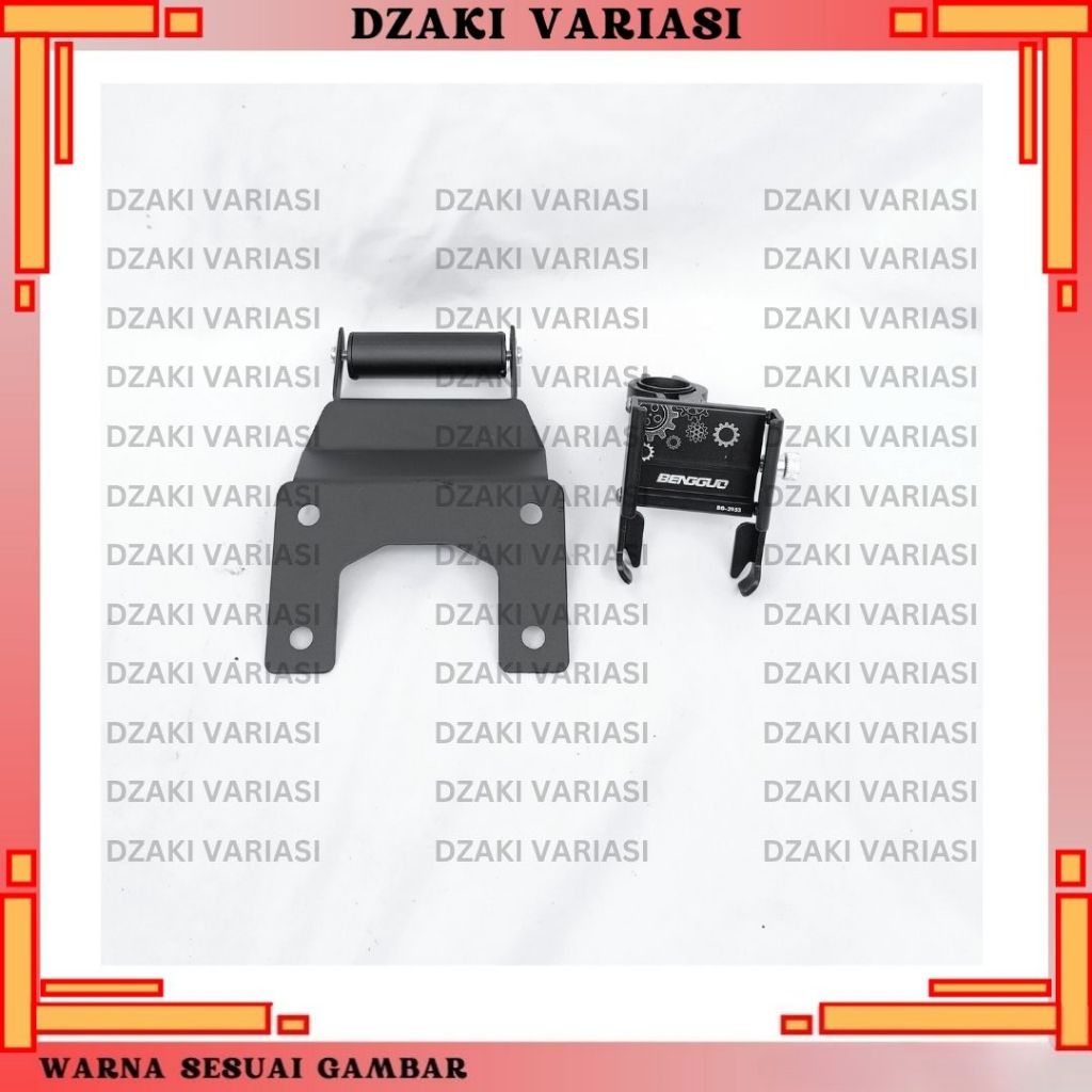 PAKET HOLDER GPS HP VSTORM V2 PHONE HOLDER BG ALUMUNIUM STANG MOTOR BRAKET BRACKET BREKET HOLDER HAN